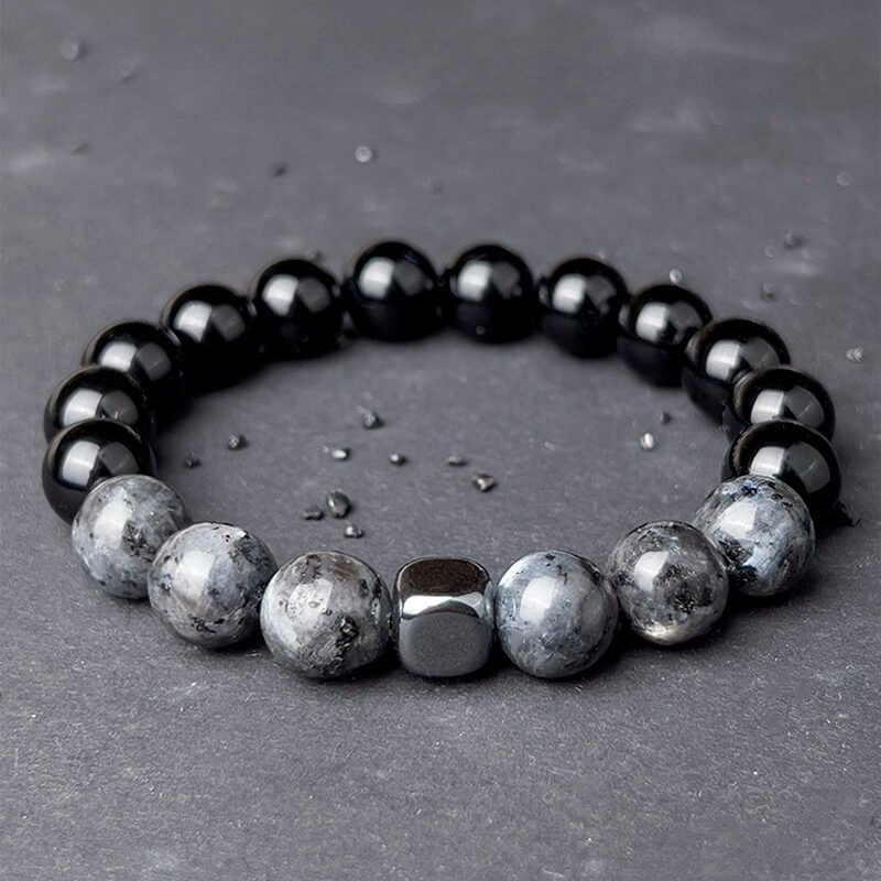 Detail of Terahertz magnet clasp for full chakra energy purification and secure wear